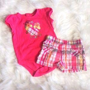 SZ 9mo Jumping Bean Short Set